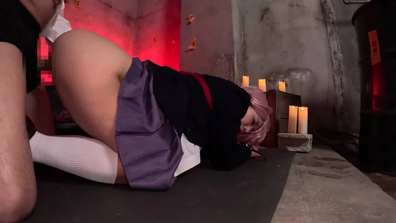 SAIT-031 オカルト美少女モ●&ア●ラ×Wギロチン中出し集団輪●×大量ザーメンぶっかけ りか&のぞみ5