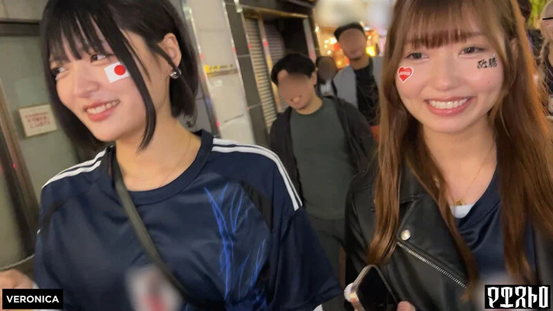 VRNC-058 ゴールイン！美少女サポーター達とスタジアム外で秘密のオフサイド！【みゆ/ゆみ/れい/りん】Ver.みゆ＆ゆみ 出演・作品シーン画像3