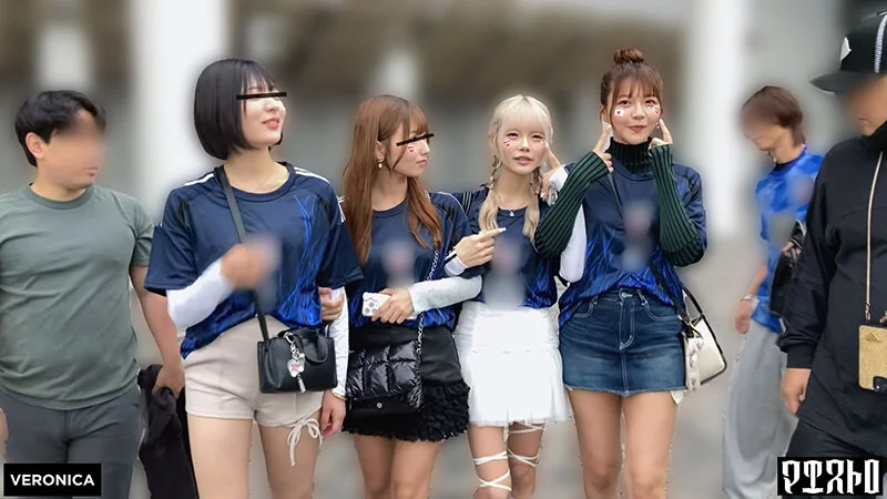 VRNC-059 ゴールイン!美少女サポーター達とスタジアム外で秘密のオフサイド!【みゆ/ゆみ/れい/りん】Ver.れい&りん 出演・作品シーン画像2